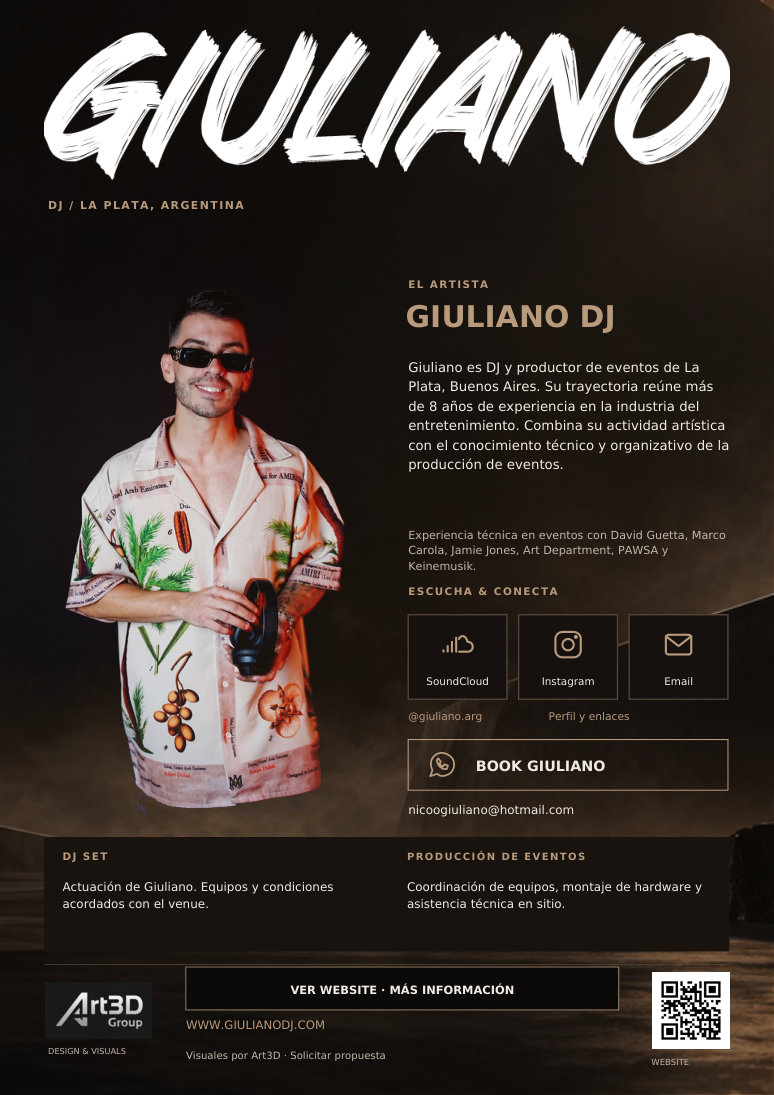 GIULIANO DJ · Presskit